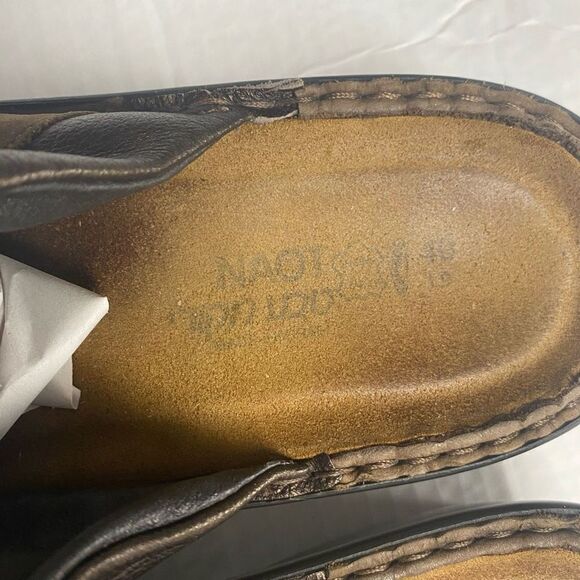 NAOT Women’s Brown Leather Slip on Clogs Size EU 40‎ US 8.5 - Picture 9 of 12